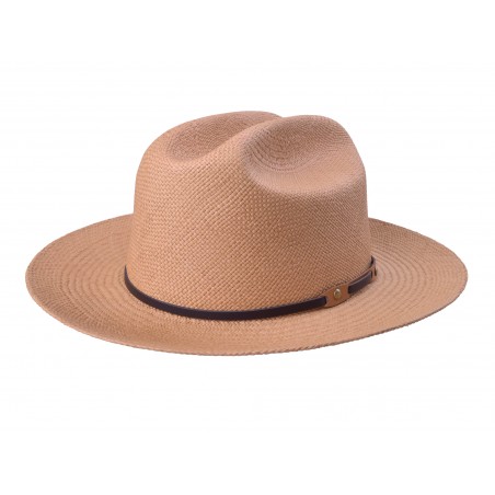 Chapeau Countryside - Camel Paille Toquilla Unisexe - Bigalli Hats