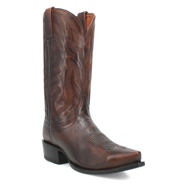 Cowboy Boots Ostrich Leather Black Burgundy Snip Toe Men Lucchese Boots Color Black Size 7.5 Width D