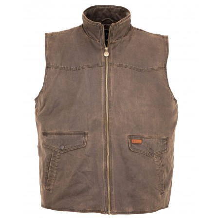 Gilet Landsman Fourré - Canyonland Brun Homme - Outback