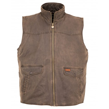 outback leather vest