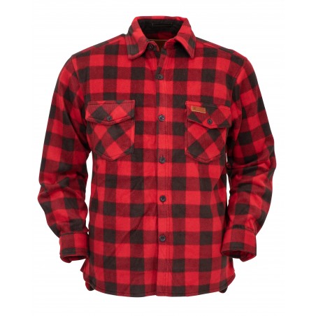 Fleece Big Shirt - Plaid Insulated Unisex - Outback