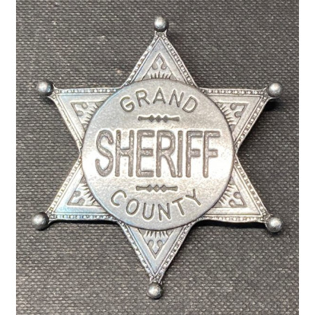 Etoile de shérif - Grand County Sheriff
