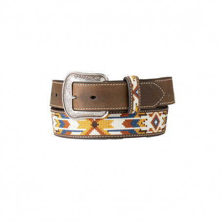 Western Belt - Colorful Southwest Embroidered Unisex - Nocona Belt