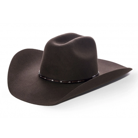 Chapeau de cowboy - Dalhart Feutre 3x Texas Unisexe - Master Hatters