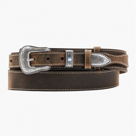 Harness Leather Ranger Belt - Crazy Ranger Sienna - Lejon